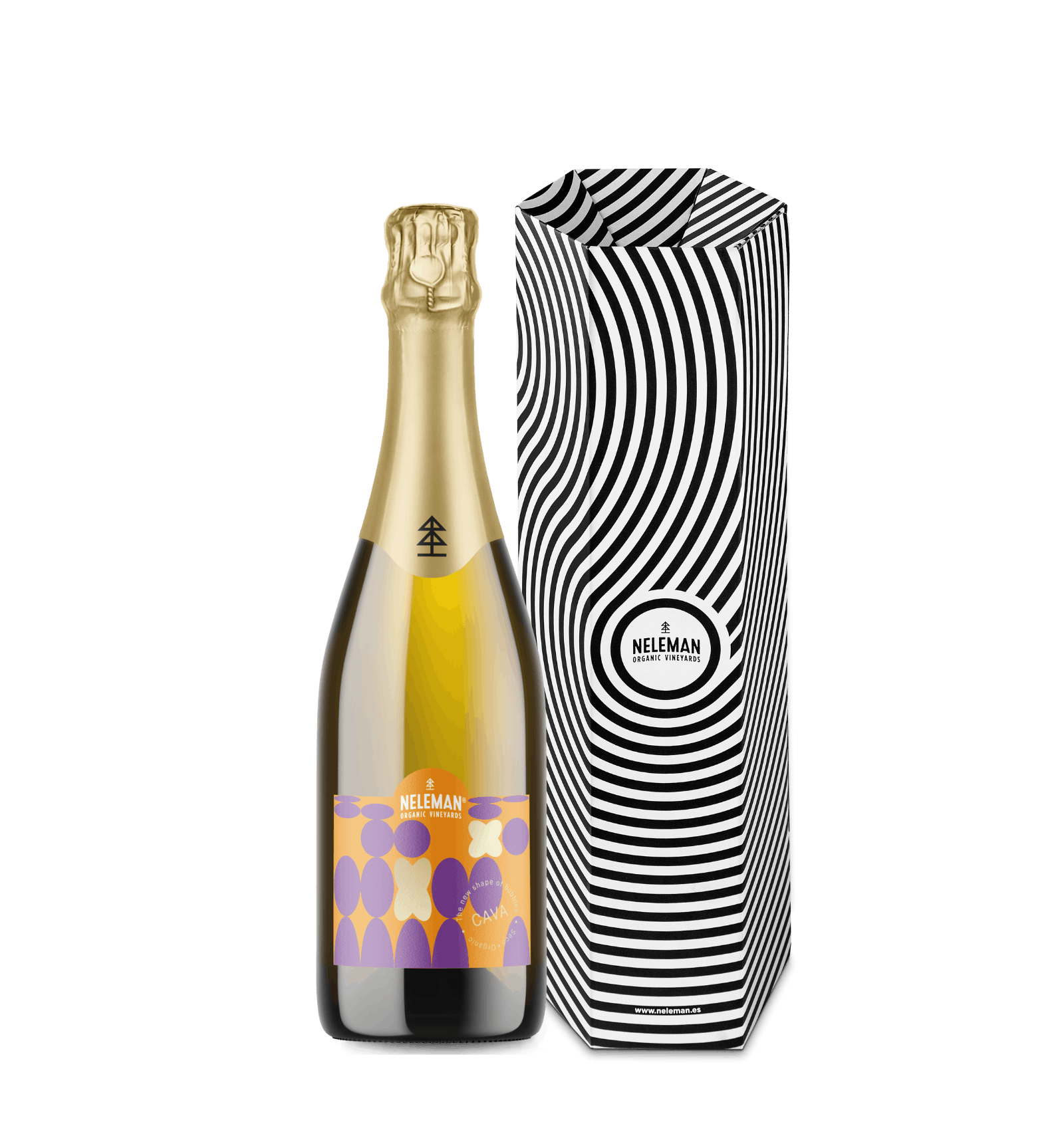 Cava Seco Macabeo Chardonnay Organic Cadeaupakket